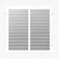 12 x 12 Inch Return Air Vent Cover, Solid Steel HVAC Grille for Wall or Ceiling, White Duct Opening, Durable Return Air Vent Cover, Airflow Ventilation Grille for Home or Office