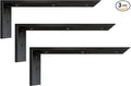 Countertop Support Bracket 16 inch 3 Pack Granite Countertop Bracket 16" x 6" x 2 1/2" Heavy Duty Shelf Bracket L Bracket Mantel Corbels for Wood/Quartz/Concret/Laminate Countertops