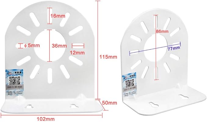 L-Shape Dome Camera Bracket,Universal Wall Ceiling Mount Bracket for Security CCTV Hikvision Dome Camera, CCTV Security Camera Mount Bracket/(2 Pack)