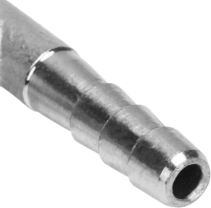 DERNORD 1/4" Hose Barb x 1/2" Male NPT Stainless Steel 90 Degree Elbow- Home Brew Pipe Fitting