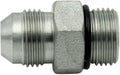 3/4" JIC Male x #12 SAE/ORB Male Straight Converter Hydraulic Pipe Adapter Fitting | 6400-12-12
