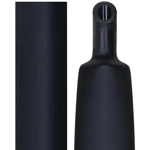 4 FT Diameter 2 Inch 3:1 Heat Shrink Tubing Dual Wall Adhesive Lined Marine Grade Electrical Cable Heat-Shrink Industrial Insulation Wrap Tube Black