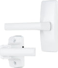 Wright Products Contemporary Lever Latch with No Lock Out Feature, Surface Mount Storm Door Handle for Metal and Wood Doors, Easy Installation, Durable Replacement Latch, White
