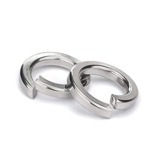#6 Split Lock Washer, 18-8 (304) Stainless Steel Spring Lock Washer Elastic Gasket 100PCS