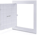 TICONN Access Panel for Drywall, 10 x 10 Inch ABS Plastic Wall Hole Cover Access Doors, Easy Install Plumbing Wall Panel for Drywall, Ceiling, Wiring and Cables