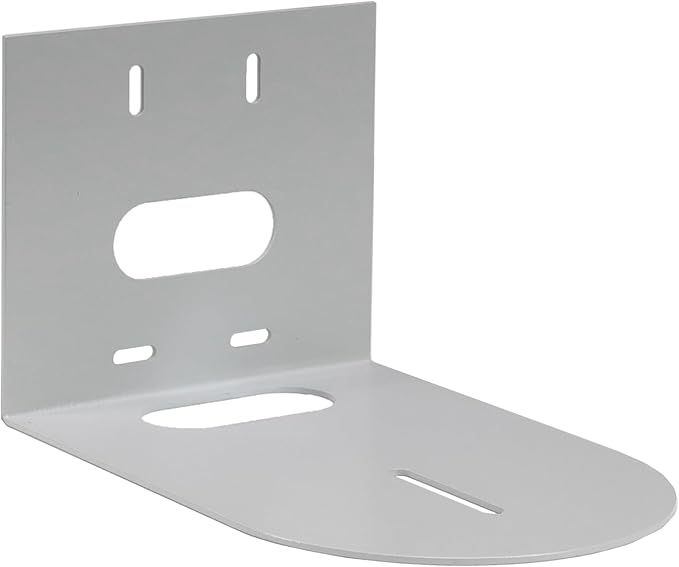AEONS PTZ Camera Universal Wall Mounting Bracket | Sturdy Durable Compatible with Most Center Mount Cameras Hardware | AV Brackets Wall Mount Holder, White, 2-Pack