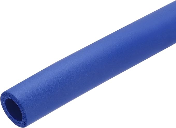 uxcell Foam Tubing for Handle Grip Support, Pipe Insulation, 12mm(1/2") ID 20mm OD 1m Length Blue