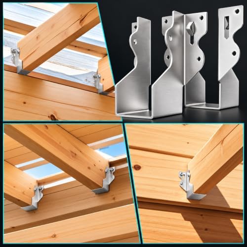 2x4 Joist Hangers Stainless Steel, 18 Gauge 2X4 Brackets (14 Pack)