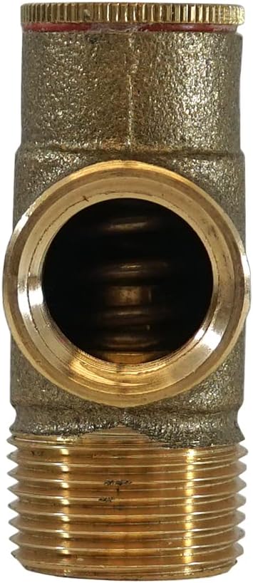 Merrill MFG PRVNL75100 Lead-Free 3/4" Pressure Relief Valve - No Lead Brass, 100 PSI for Water Systems
