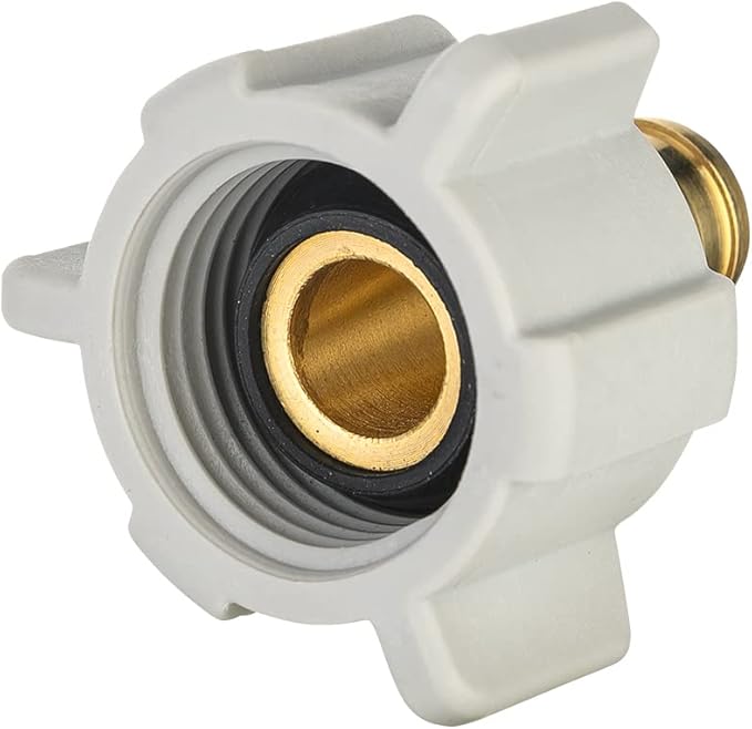 12-Pack EFIELD 1/2" Pex X 1/2" Female NPT Swivel Adapter Brass Barb Crimp Brass Fittings, ASTM F1807,(PEX1807202-12PCS)