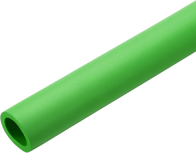 uxcell Foam Tubing for Handle Grip Support, Pipe Insulation Outside Pipe Lagging, 25mm(1") ID 33mm(1 5/16") OD 1m Green