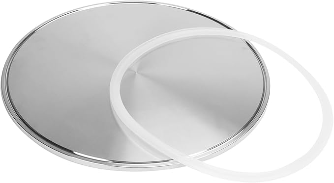 DERNORD Stainless Steel 304 End Cap fits Sanitary Fitting Clamp (12" Tube OD)