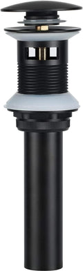 Bathroom Sink Drain with Overflow, Matte Black, Model 88088-8-BP