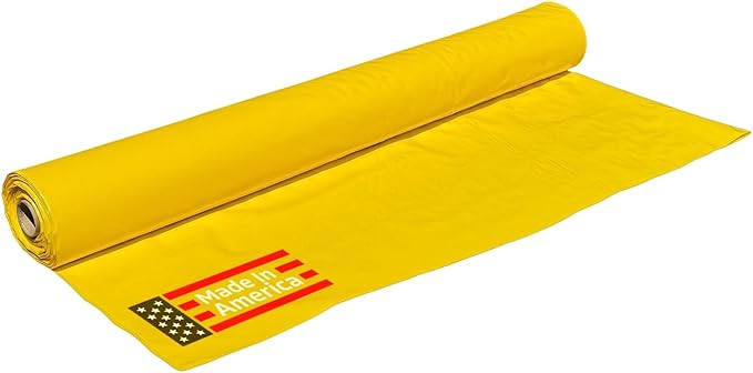 15 Mil Vapor Barrier – Polyethylene Visqueen (USA Made) - Sandbaggy (14ftx140ft, 1, Count)
