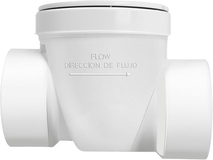 4" Backflow Preventer Vavle,4 Inch Backwater Check Valve, Drain Backflow Preventer Valve Prevents Sewage and Rainwater from Flowing Back