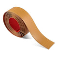 8Ft Floor Transition Strip, 2in Wide Self Adhesive Vinyl Threshold Strip for Joining Floor Gaps Wood Grain Design Tap (Oak Brown)