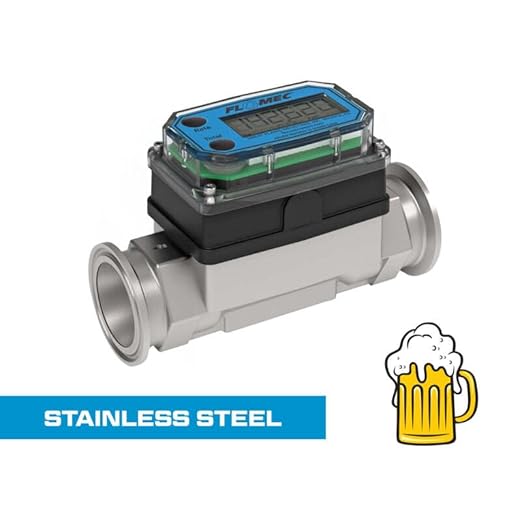 G2 Series High-Temp Turbine Flow Meter, 1 Inch Pipe Size, 1-1/2 Inch Tri-Clamp Fitting (G2S10TH9GMX)