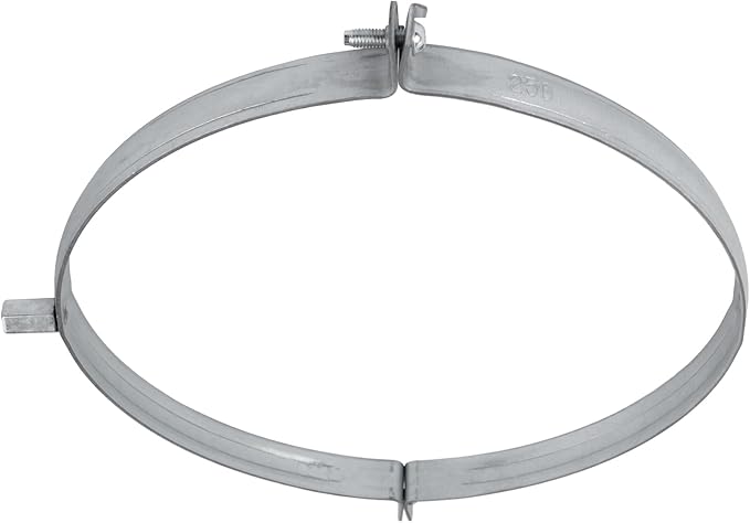 10" Inch Galvanized Pipe Hanger - Conduit Mounting Clamp - Tube Brackets - Pipe Clamps - Tube Wall Mounting Bracket Clamp - Rigid Conduit Holder - PVC and Metal Pipe Attachment Hanger