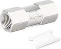 TAISHER 1PCS 304 Stainless Steel 1/2" NPT Female Check Valve,Backflow Prevention,One Way Non-Return Check Valves