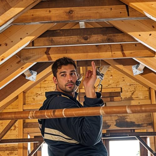 24 Pcs 16-Gauge Hurricane Tie, Hurricane Ties for Rafters, Heavy Duty Electrogalvanizing Joist Hangers, Heavy Duty Hot Galvanized Joist Hangers for Roofing Trusses Wood Timber