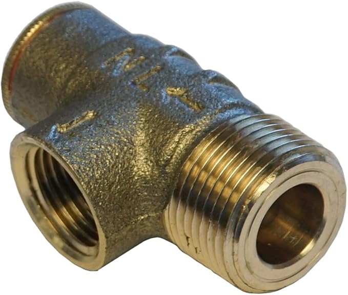 Merrill MFG PRVNL75100 Lead-Free 3/4" Pressure Relief Valve - No Lead Brass, 100 PSI for Water Systems