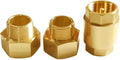 Joywayus Brass Check Valve 1" NPT Thread Female One Way Backflow Preventer Check Valves