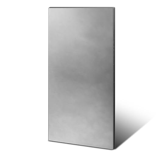 Rocaris 1 Pcs 12 x 24 x 1/4 Inch A36 Steel Plate Hot Rolled, Weldable Steel Sheet Metal for Auto Body Repair, DIY Projects, Industrial Support