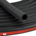 D Shape Rubber Seal Strip,3/4" Large Door Weather Stripping Self-Adhesive EPDM Rubber,Automotive Weather Stripping for Fill Gaps, Apply to Car,Truck,RV,Boat and Home Application (25Ft)