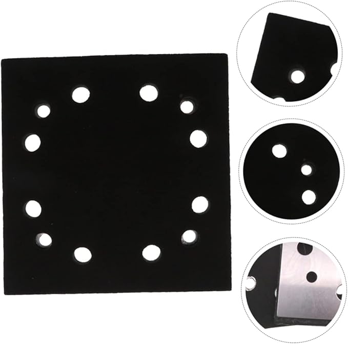 UPKOCH 5pcs Sanding Backing Plate Replacement Aluminum Sander Pad Sandpaper for Drywall Emery