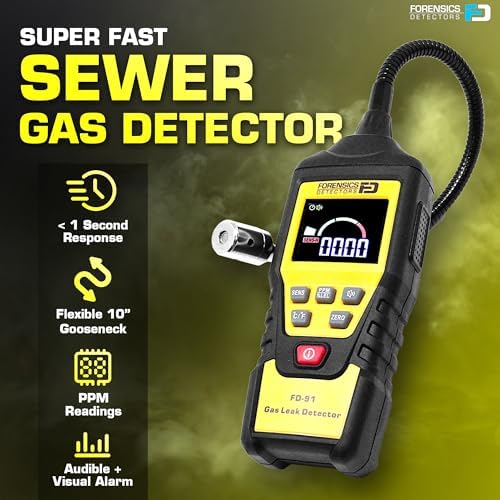 Sewer Gas Leak Detector | Super Fast | 10ft Drop Test Pass | Rotten Egg Smell