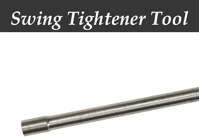 skysen Carbon Steel Self Closing Vinyl Fence Single Gate Hinge and Latch Hardware Kit -2 Hinges and 1 Latch (Single Gate Kit-cs)