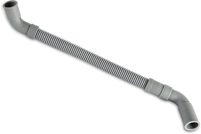 DD81-01502A Universal Dishwasher Water Inner Hose Replacement, Fit for Samsung Dishwasher Drain Hose, Plastic, Gray (Long 15.75in)