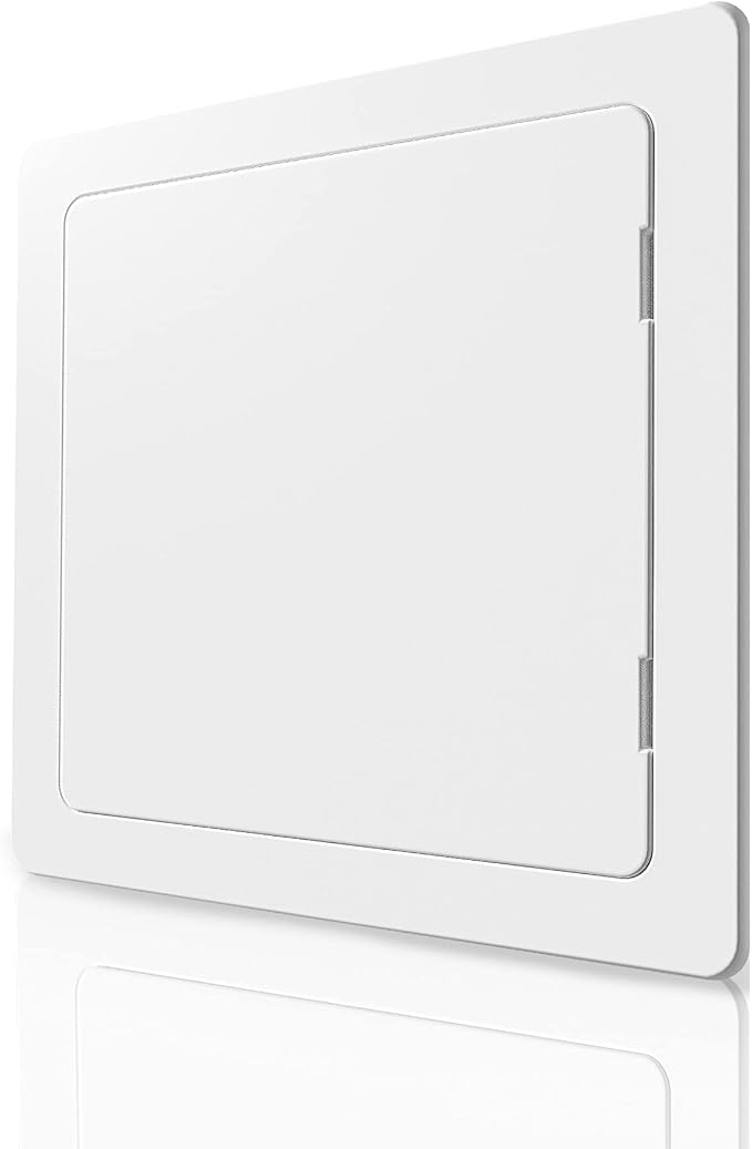 Access Panel for Drywall - 22 x 22 inch - Wall Hole Cover - Access Door - Plumbing Access Panel for Drywall - Heavy Durable Plastic White