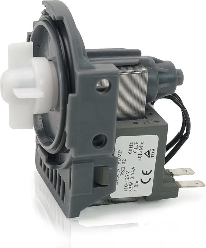DD31-00005A Dishwasher Drain Pump Replaces DD81-01527A DW0005A For Samsung DMR57LFB DMR77LHB DMT800RHW DMT400 DMT300 DMR78A DMR77 DW80K7050US DW80R5060US DW80R5061UG DW80R5061US DW80R5061UT Dishwasher