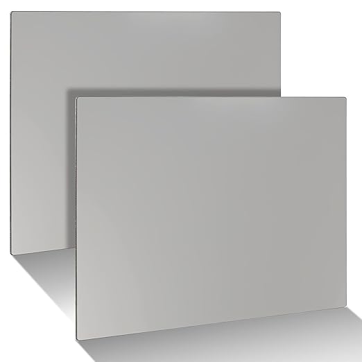 2 Pcs Steel Plates, 8x12 Hot Rolled Steel Plate 1/8, Weldable Metal Plate Sheet for Structural Support and Industrial Use