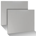 2 Pcs Steel Plates, 8x12 Hot Rolled Steel Plate 1/8, Weldable Metal Plate Sheet for Structural Support and Industrial Use