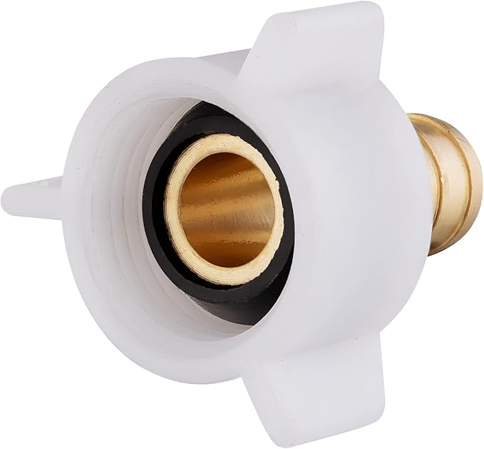 (Pack of 2) EFIELD Pex 3/4" Pex x 3/4" Female NPT Swivel Adapter Brass Barb Crimp Fittings,(PEX1807203)