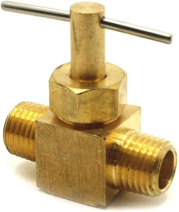 Replacement 1/8 Inch MP x 1/8 Inch MP Needle Valve for Thrifco Plumbing 6922229#108P