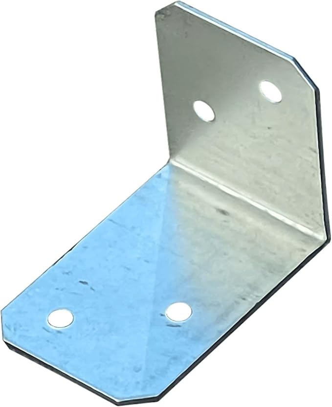 Sandbaggy 2" x 1-1/2" x 1-3/8" Galvanized Angle Bracket (90°) - 18 Gauge Steel - Rust Resistant (2" x 1-1/2" x 1-3/8", 100, Count)