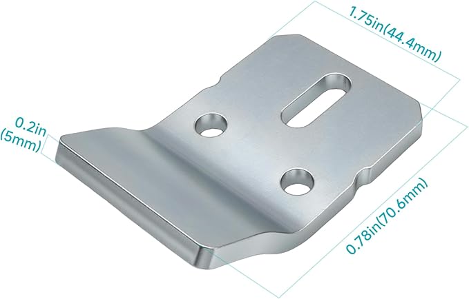 (4-Pack) 1224196 Parts Hook Kit, Compatible with Kohler Wall-Mount Sinks, Urinals, and Lavatories – Wall-Mounted Sink Hook Bracket, Stainless Steel Base Sink Support