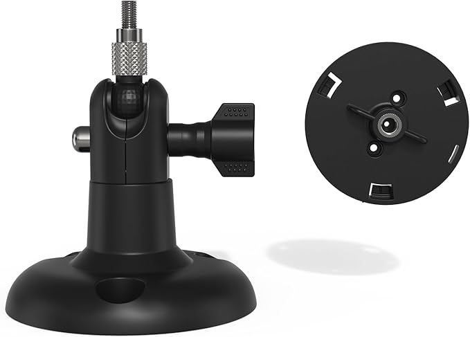 Adjustable Wall Mount Compatible with Pan Tilt Camera (1pack，Black)