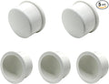 5PCS 1-1/4 Inch PVC Pipe End Cap Plug Adapter Pipe Fittings Slip Schedule(SCH) 40 for DIY Garden Shelf Home Industrial