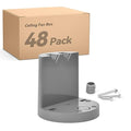 Ceiling Fan Box, PVC, 12 Cubic Inch, UL Listed, 48 Pack