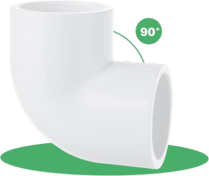 30pcs 3/4 PVC Fittings 90 Degree Elbow 2 Way PVC Pipe Fittings Right Angle Elbow PVC Adapter Furniture Build Grade PVC Pipe Adapter Fittings SCH40 PVC Corner Fittings