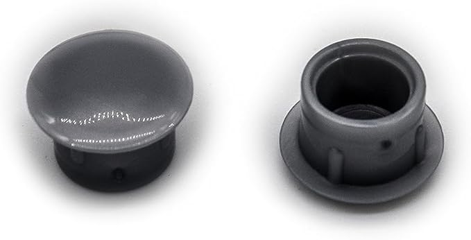 Gray CAM Hole Plugs, 1/2", 100 CT
