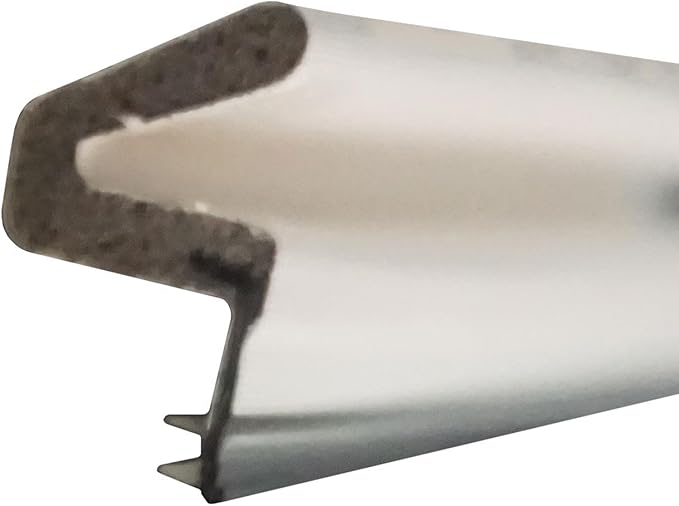 WRS .650" Q-Lon Door Seal/Weatherstripping with Kerf Mount - White (26 Ft Roll)