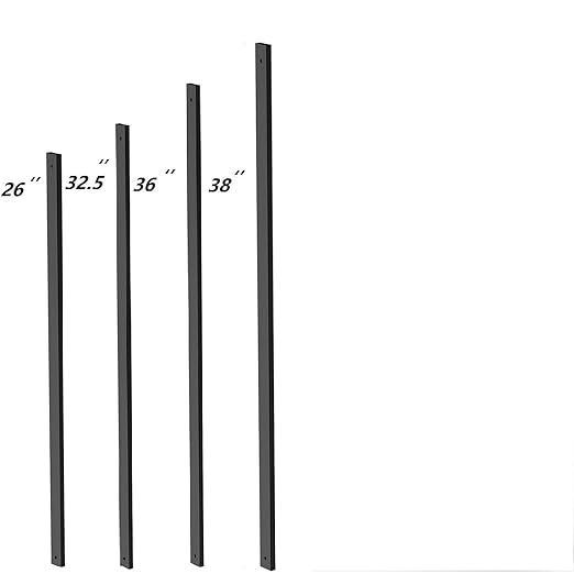 Deck Balusters,25 Pack Black Staircase Baluster with Screws, 26 Inch Metal Deck Spindles and Stairs Railing, Stylish Deck Railing for Outdoor Stair Deck Porch