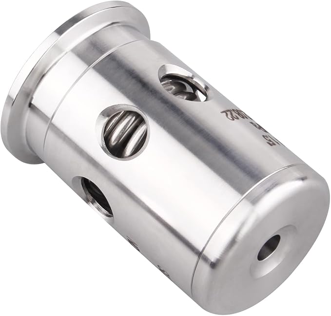 DERNORD Sanitary Tank Pressure Relief Valve Vacuum Valve Stainless Steel 304 Tri Clamp 1.5 Inch
