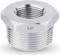 MAACFLOW Stainless Steel 1-1/4" Male NPT to 3/4" Female NPT Adapter Reducer Hex Bushing (Thread OD 1.62" - ID 0.92") (Pack of 1)