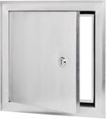 Premier 24x24 Universal Aluminum Access Panel Door with Screwdriver Latch, Insulated for Exterior Application Wall or Ceiling Mounted for Drywall, Plumbing, Electrical, 2400 Series